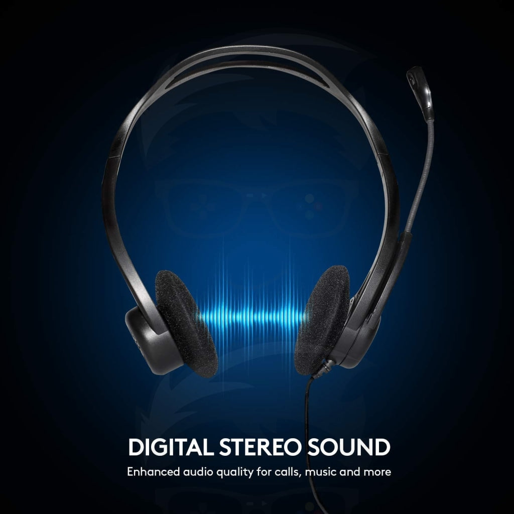 Logitech 960 USB Noise-cancelling w/ Mute Button Stereo Headset Logitech 960 USB Noise-cancelling w/ Mute Button Stereo Headset